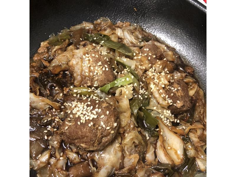 高丽菜狮子头的做法