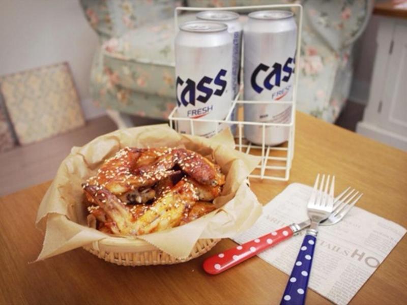 不油炸的星星炸鸡套餐~韩式炸鸡 cass的做法