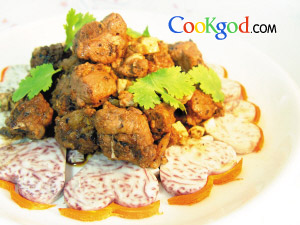 补益芋头排骨的做法