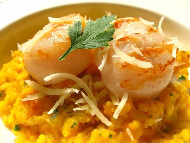 炙烧南瓜起司炖饭的做法