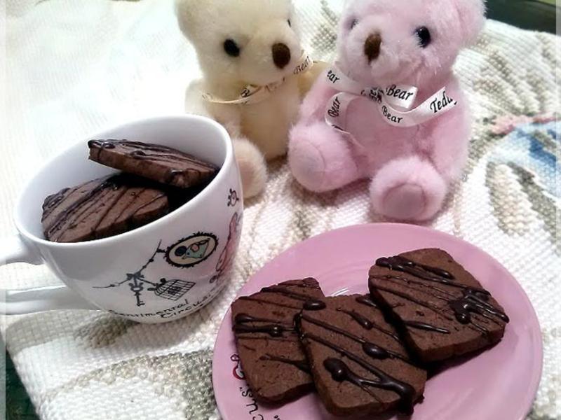 巧克力饼干?拌拌切切简单完成的做法