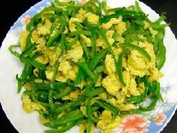 青椒鸡蛋的做法