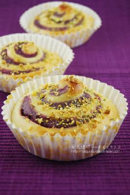 紫薯螺丝面包的做法