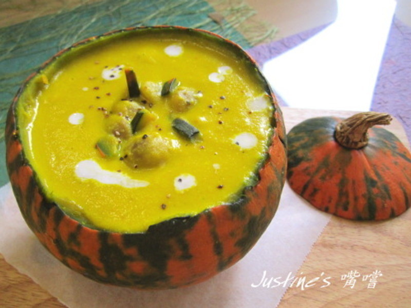 椰奶南瓜浓汤的做法