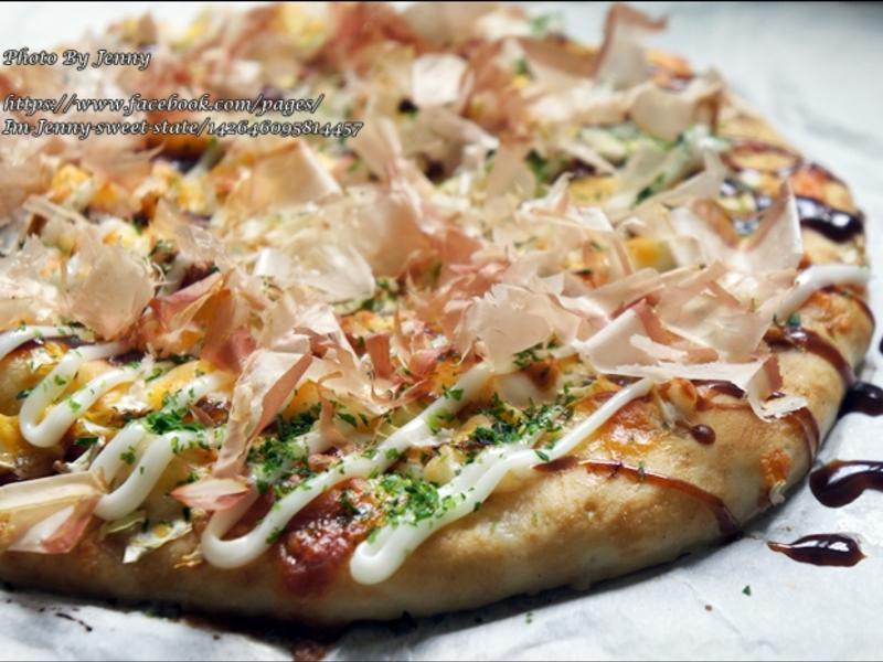 海鲜大阪烧披萨的做法