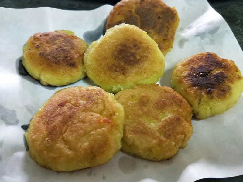 Q心地瓜饼的做法