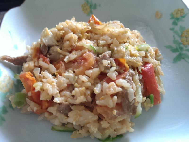蕃茄蛋炒饭的做法