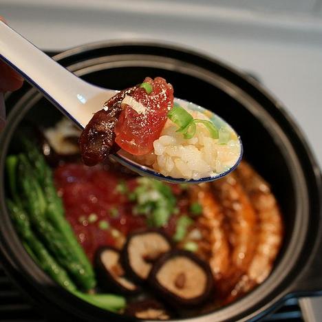 【腊味煲仔饭】的做法