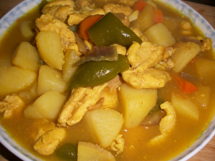 咖喱鸡煲的做法