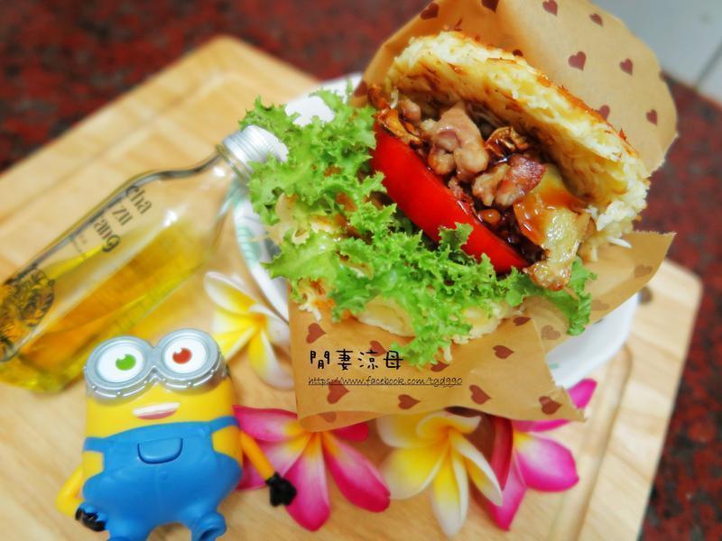 【自然好油 X 茶籽堂】苦茶油面线鸡腿堡的做法