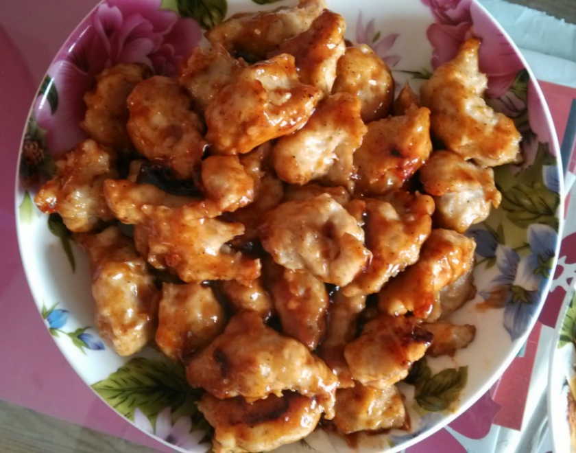 浇汁香菇鸡肉丸的做法