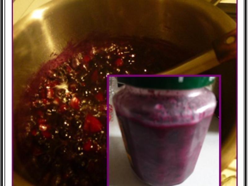 天然的尚好~蓝莓苹果酱的做法