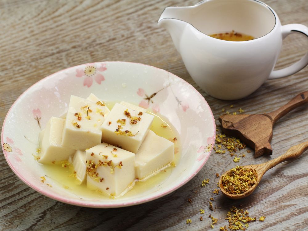 杏仁鲜奶豆腐的做法