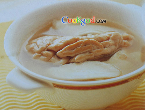 清蒸猪脑髓的做法