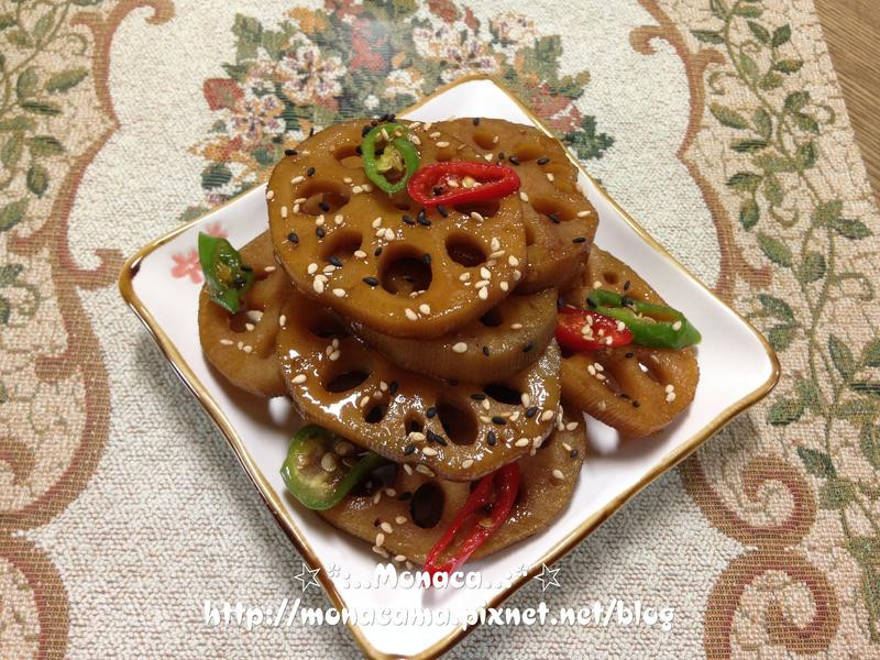 韩式酱煮莲藕的做法