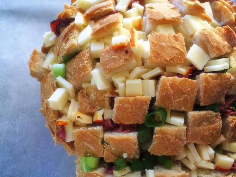 贝儿实验室。热烘烘起司手扒面包的做法