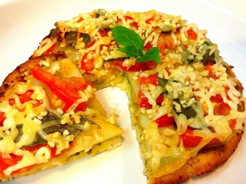 简易青酱洋芋Pizza的做法