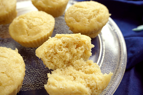 酵母版糯玉米蒸发糕的做法