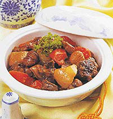 栗子焖羊肉的做法