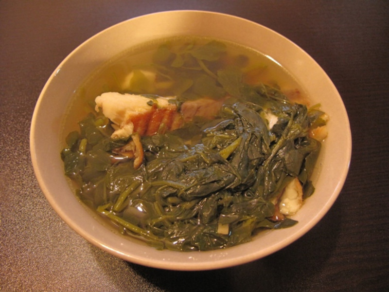 西洋菜鱼片汤的做法