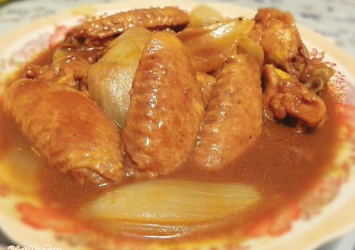 简易版山寨咖喱鸡翅的做法