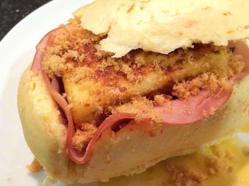 营养早餐馒头宝盒的做法