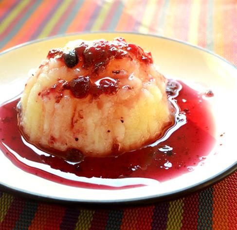 美颜小点【蓝莓山药】的做法