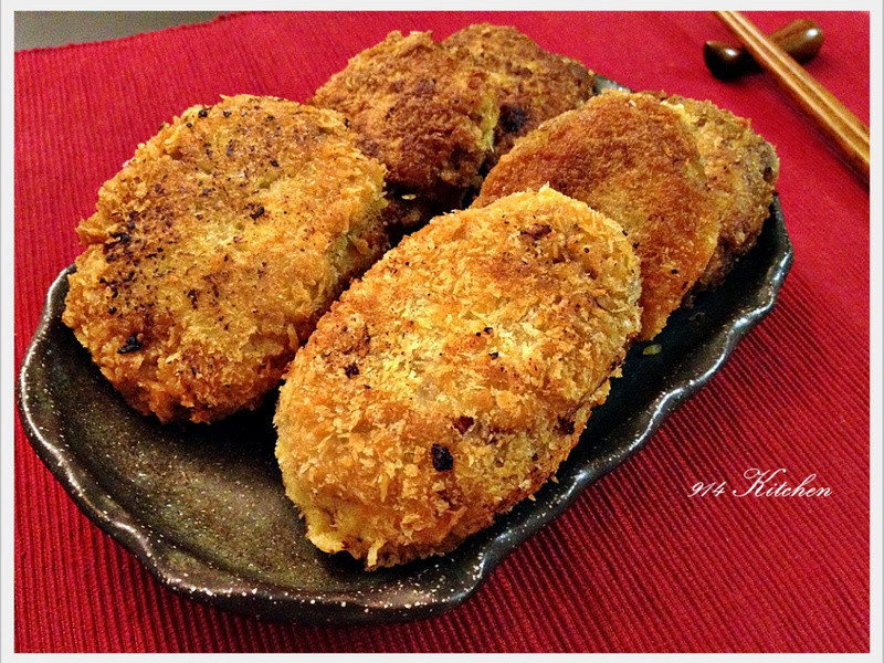 コロッケ.【深夜食堂】酥软牛肉可乐饼的做法