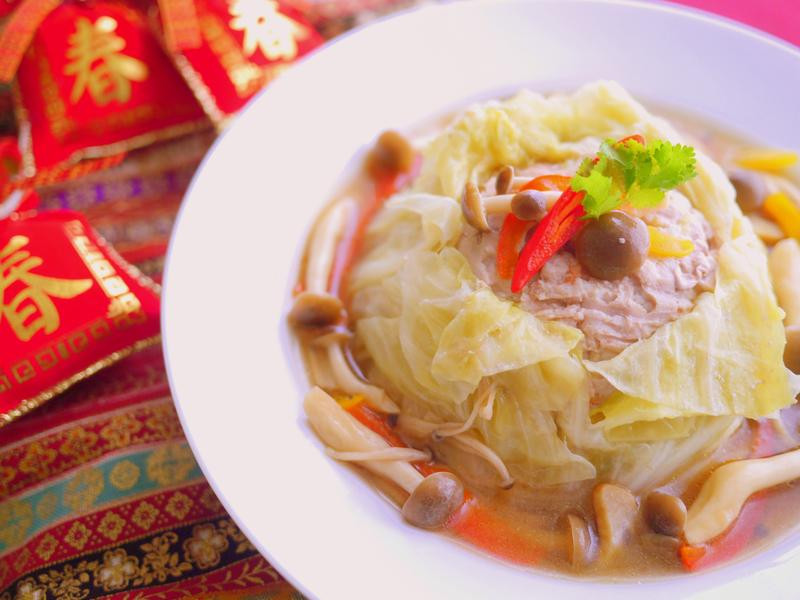 万事如意高丽菜封的做法