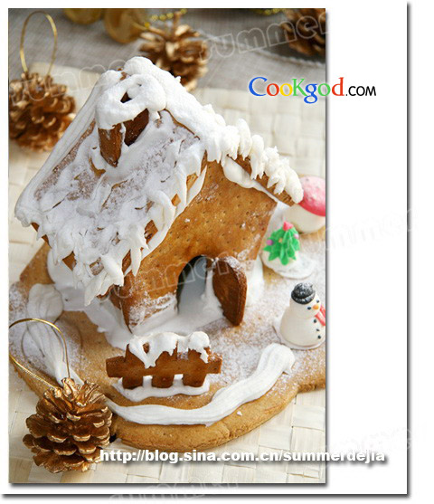 圣诞姜饼屋的做法