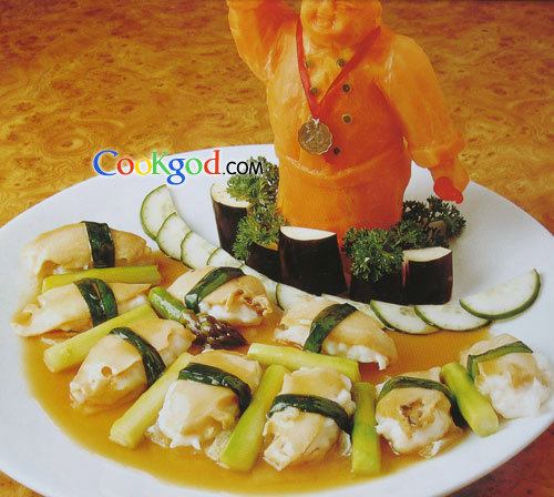 竹荪白花鲍脯的做法