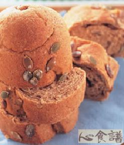 南瓜子五谷面包的做法