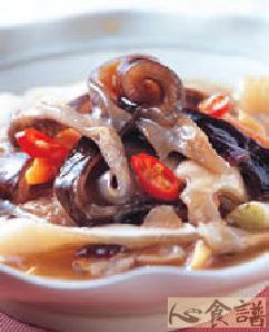 酸辣鱼皮的做法