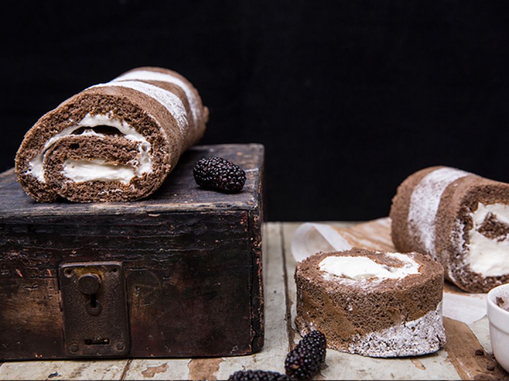 巧克力蛋糕卷的做法