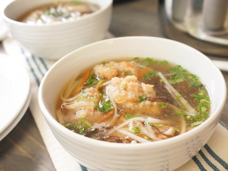 创意虾仁羹汤的做法