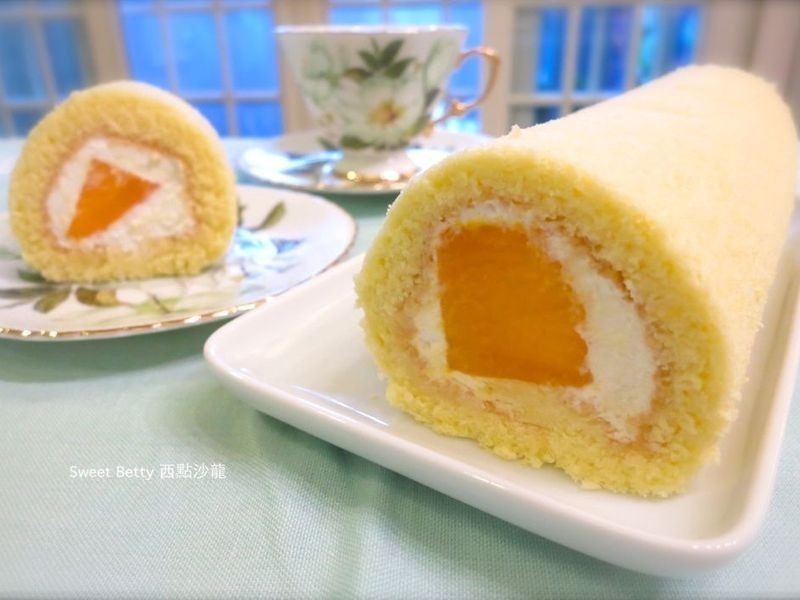 芒果瑞士卷的做法