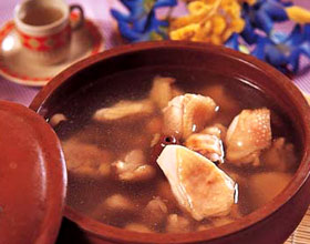 田七蒸鸡的做法