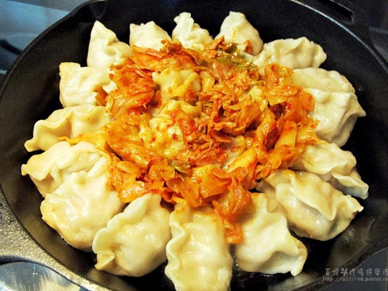 韩国泡菜煎饺的做法