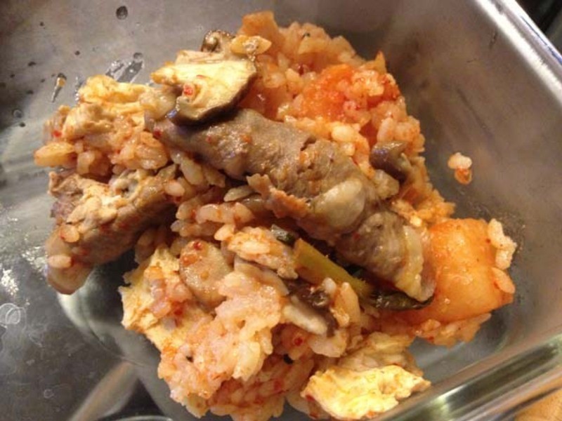 超简单泡菜炊饭的做法