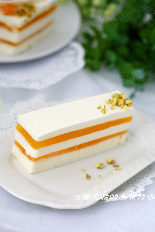 双色果冻慕司的做法