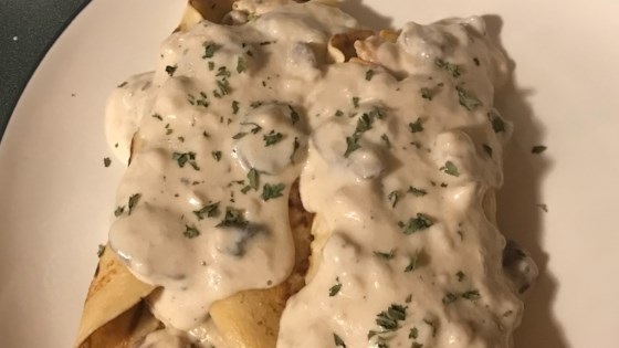 蘑菇鸡肉煎饼的做法