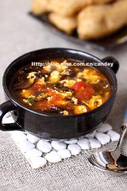 紫菜番茄蛋花汤的做法