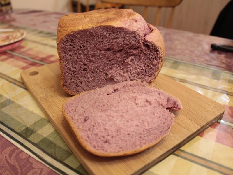 紫心地瓜吐司的做法