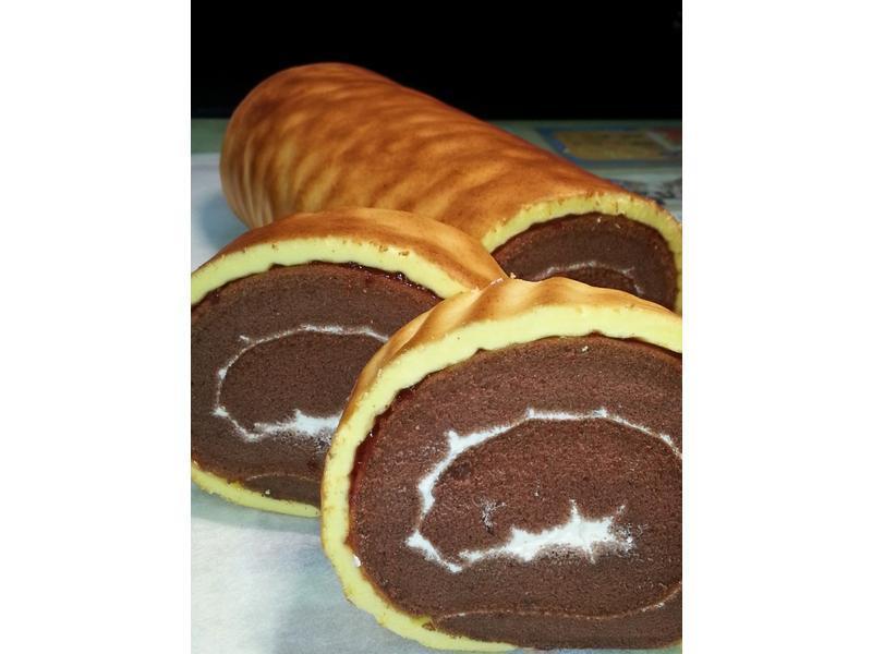 巧克力虎皮蛋糕卷的做法