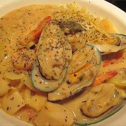 海鲜三宝烩白汁的做法