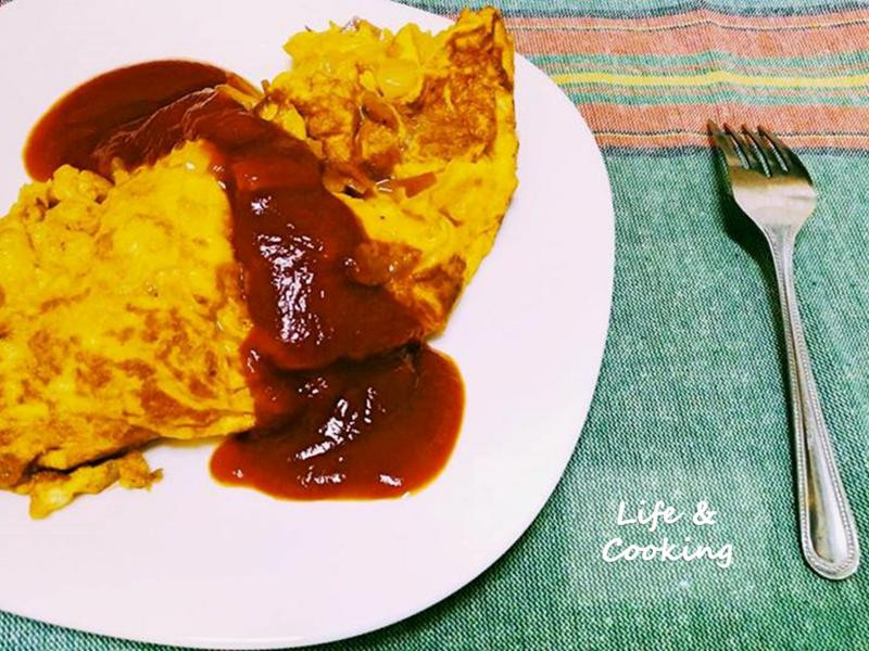 火腿欧姆蛋的做法