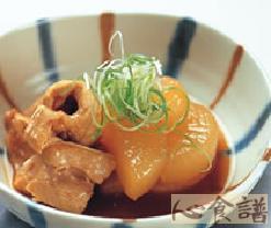 鱼杂炖萝卜的做法