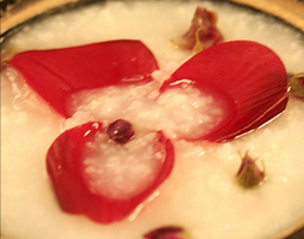 普洱玫瑰花粥的做法