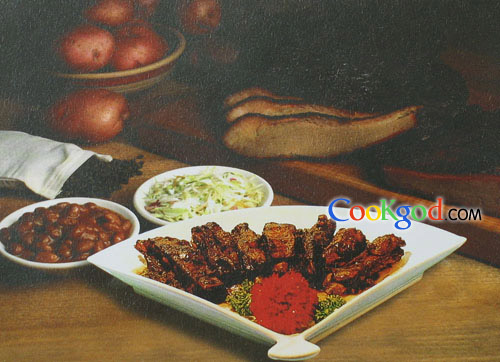 紫藤烧排骨的做法