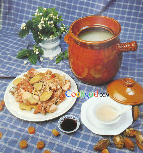 鲍鱼珧柱煲老鸡的做法